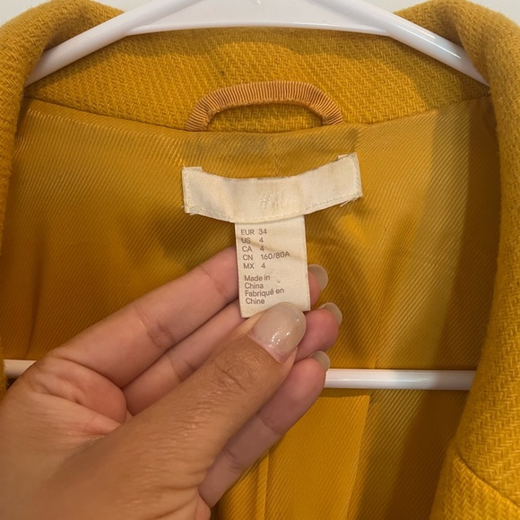 H&M Wool-blend coat - size 4 - Picture 2 of 4